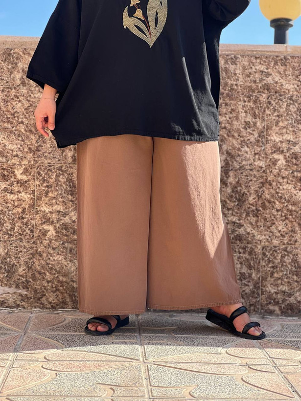 شلوار زنانه صدف رنگ موکا