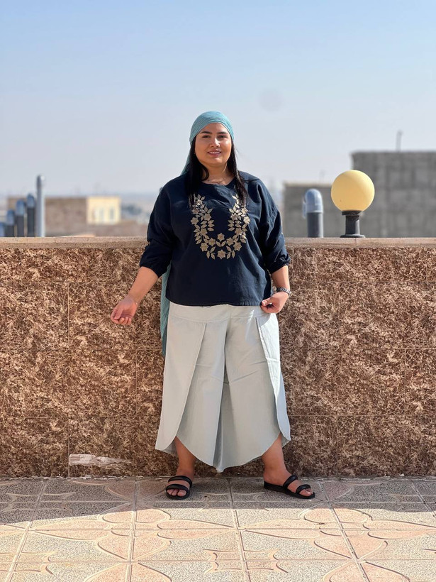 شومیز زنانه سروناز رنگ سرمه ای