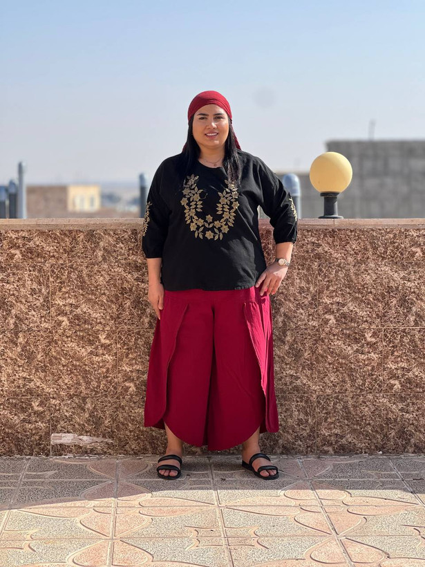 شومیز زنانه سروناز رنگ یشمی