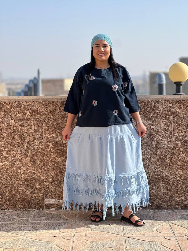 کراپ زنانه ترنم سرمه ای